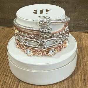 Bomb Party Summer Stacks 2025 It Must Be Fate,‎ Darling-Silver Rose Gold ST98873